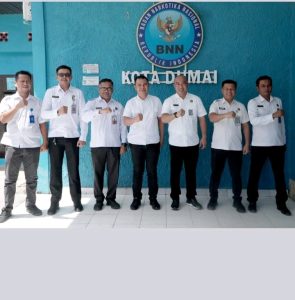 Jalin Silaturahmi, Karutan Dumai Kunjungi BNNK Dumai
